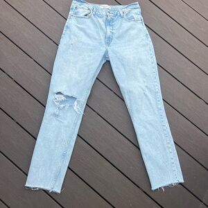 Abercrombie & Fitch Light Blue Straight Leg Jeans